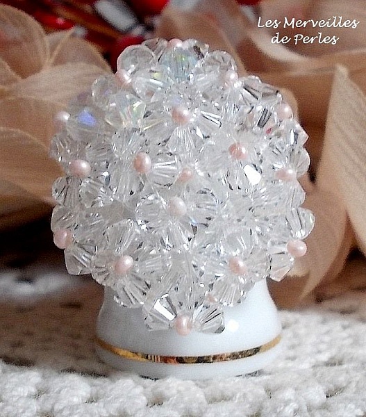 Eclat-ring med facetter och snurrande toppar i Swarovski-kristall