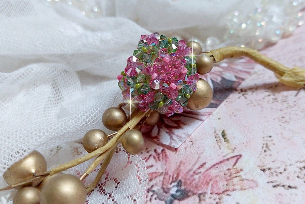Miss Lady-ring med facetter och snurrande toppar i Swarovski-kristall