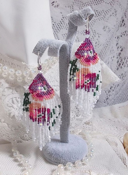 BO Cherry Blossoms skapad med Opaque White, rosa i olika nyanser, gr&ouml;nt med Toupies.