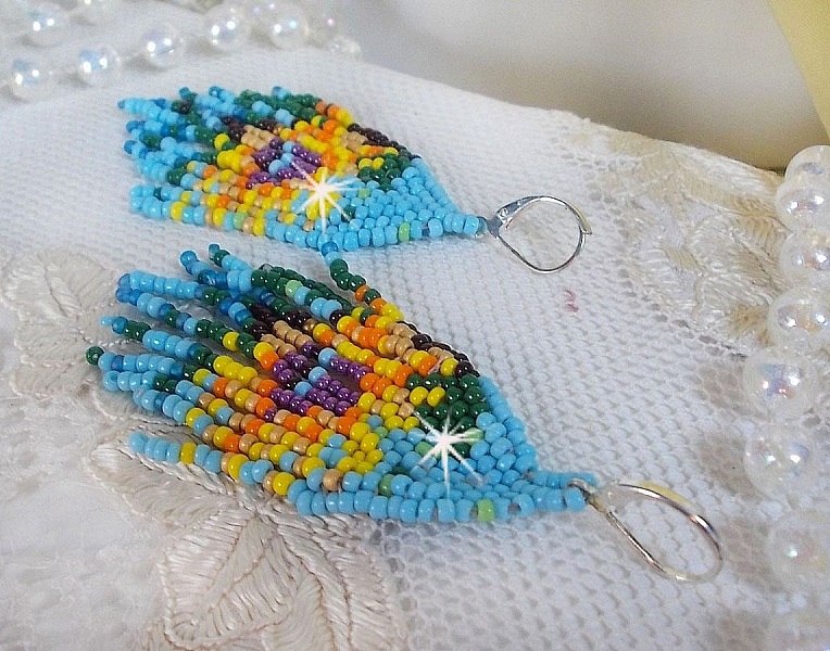 BO Solros skapad med v&aring;rf&auml;rgade stenar och silversvampar 925/1000