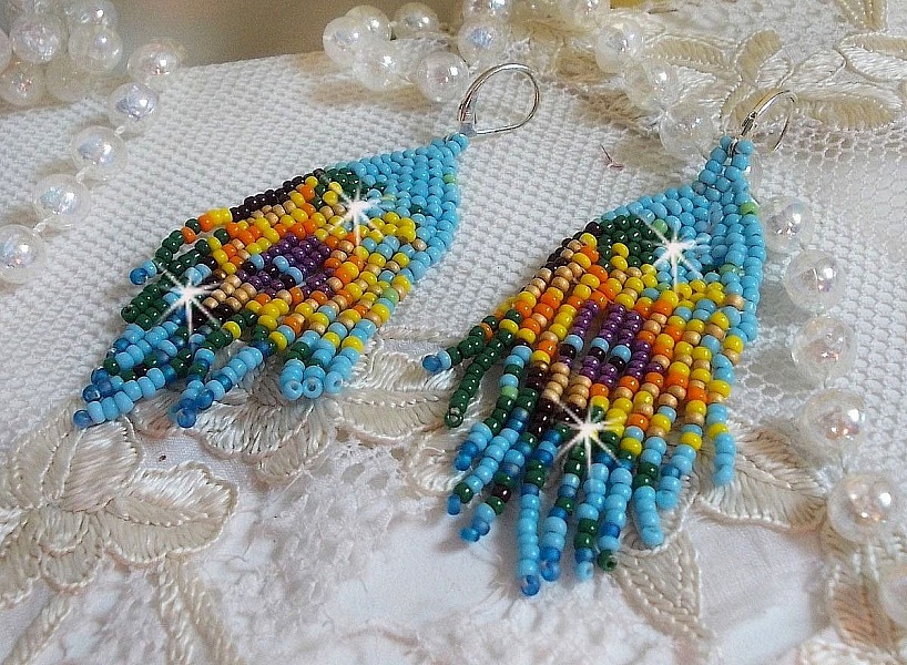 BO Solros skapad med v&aring;rf&auml;rgade stenar och silversvampar 925/1000