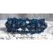 Belle de Nuit-armband med bohemiska glasfacetter och snurrande toppar i Swarovski-kristall