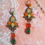 BO Fairy Aloes Pumpkin skapad med cabochoner av förstoringsglas, rosor av harts och kristaller.