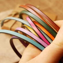 Manschettarmband i valfritt 4 olika läder