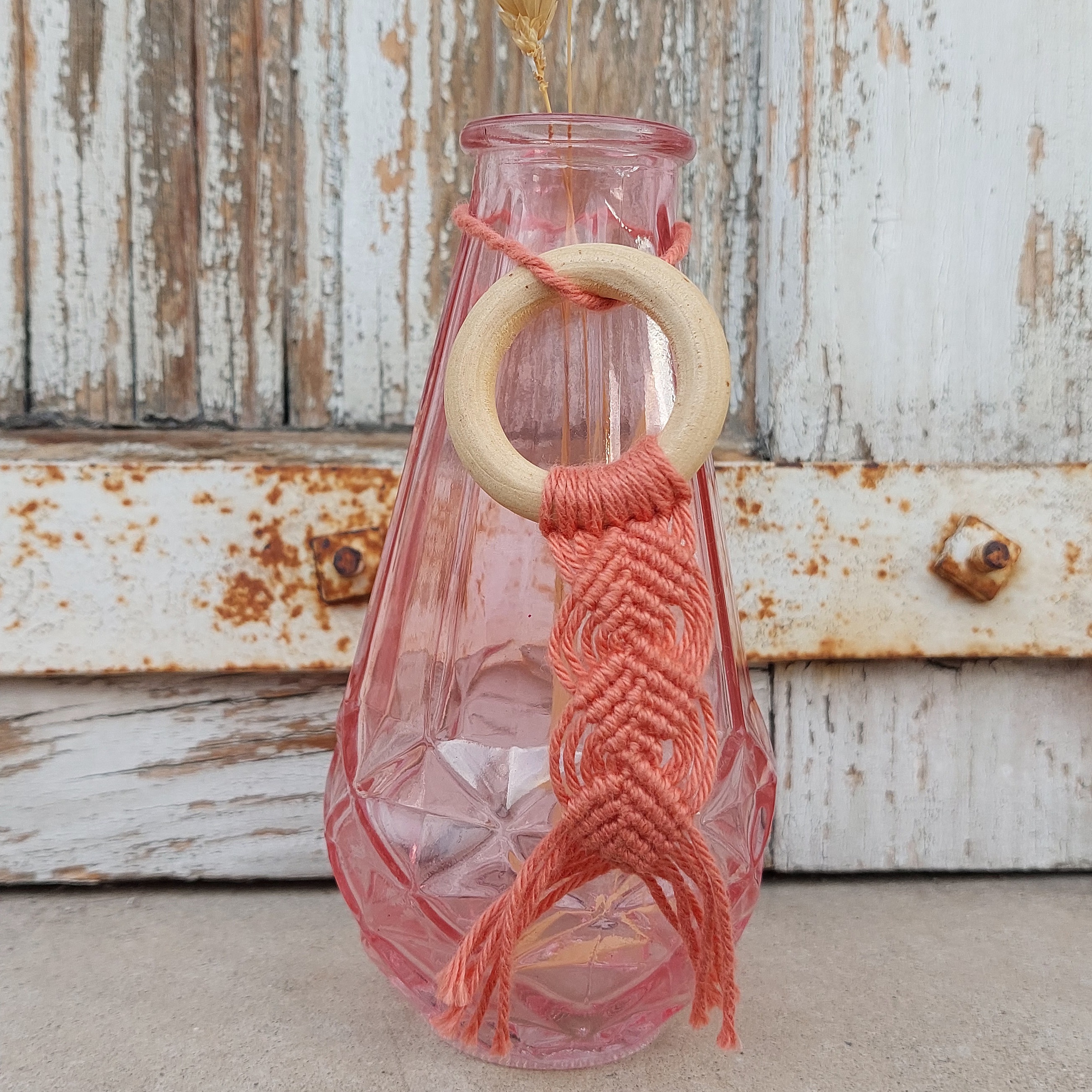 Bijoux de sac en Macram&eacute;