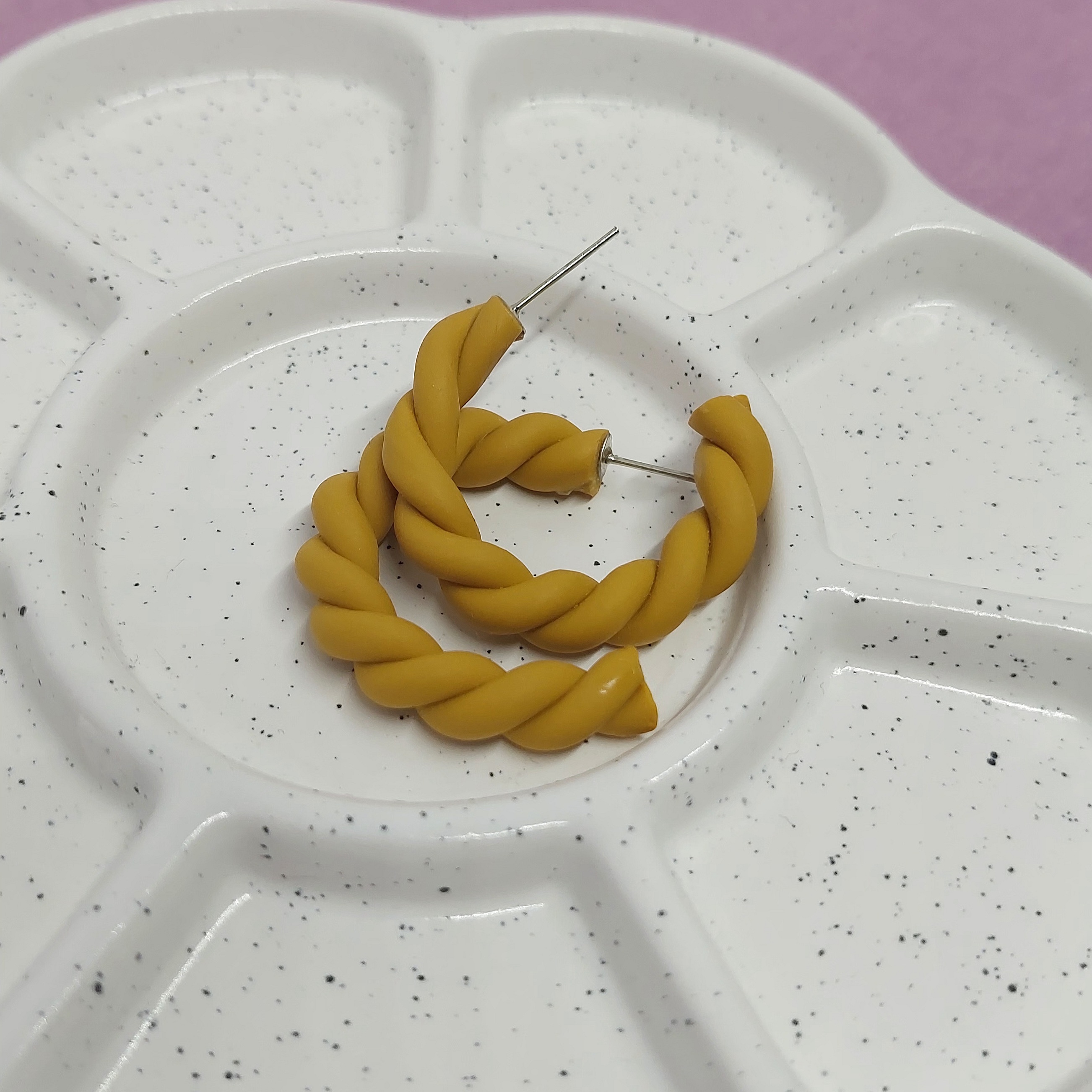 Cr&eacute;oles &agrave; torsades &eacute;paisses effet panier