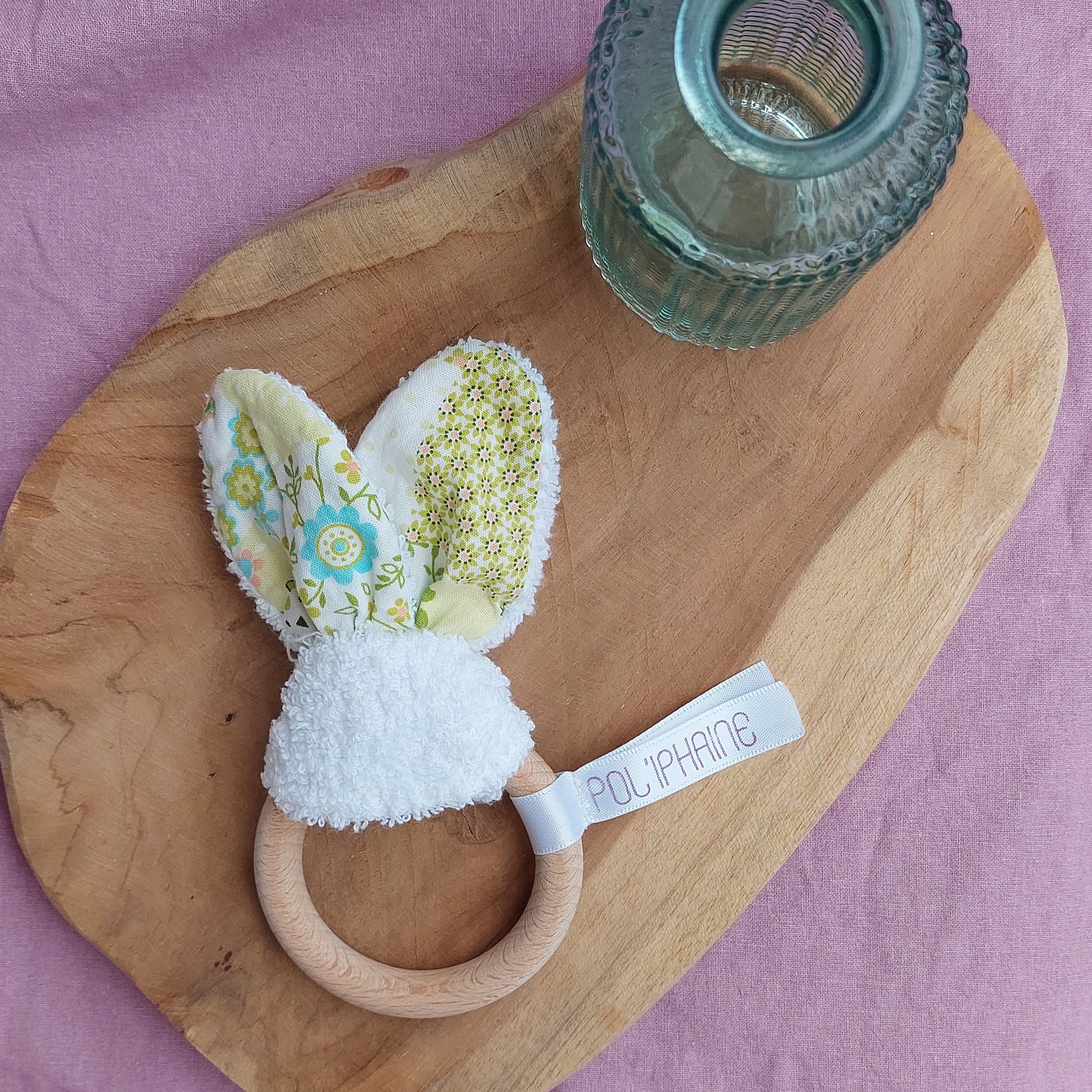 D&eacute;co oreilles de lapin pour chambre d'enfant Vert