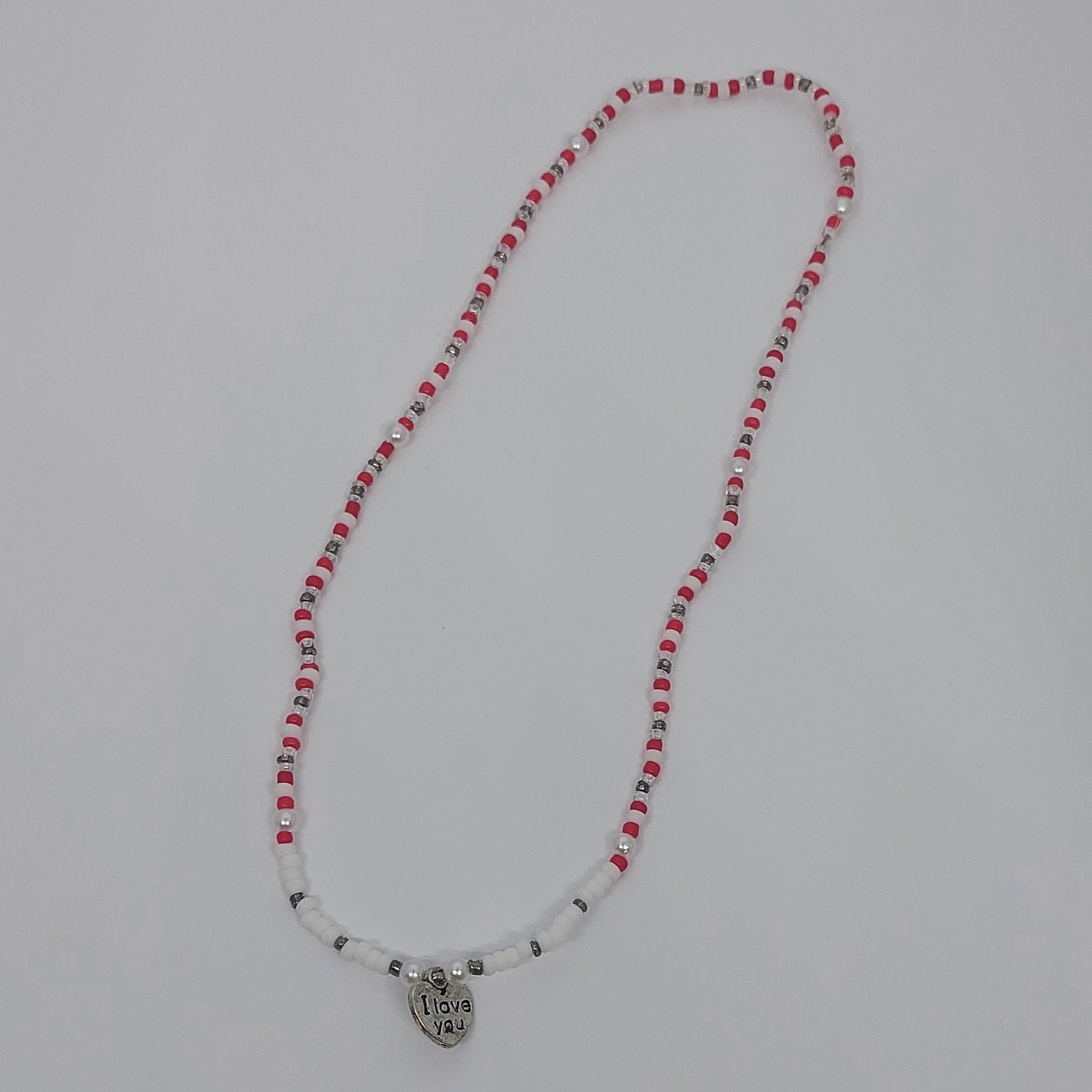 Ras du cou I love you &agrave; breloque